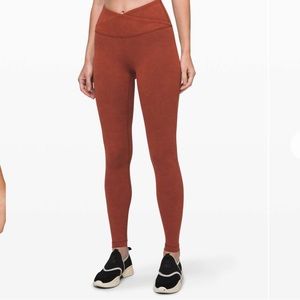 Lululemon Always On High-Rise Tight 28" in Sky Wash Print Rustic Clay (size 2)